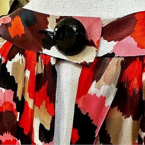 Donna Ricco New York Dress Silk Sleeveless 12P - Picture 6 of 7